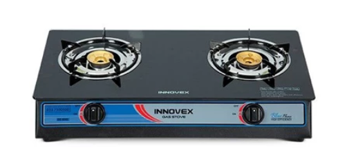 Innovex Glass Top Two Burner Gas Stove SKU: IGS005GN
