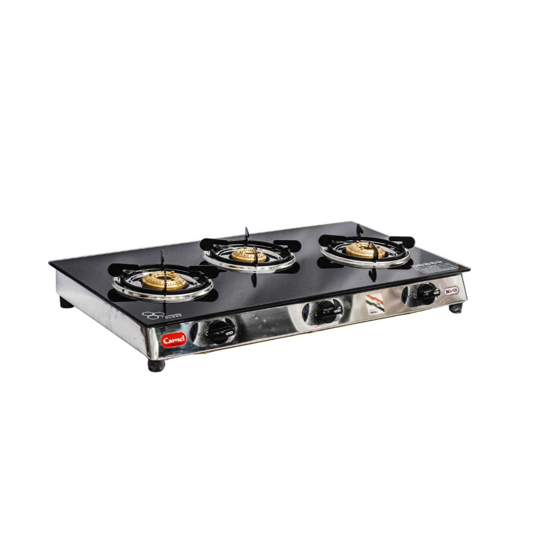 Camel Gas Cooker Glass top Elegant 301