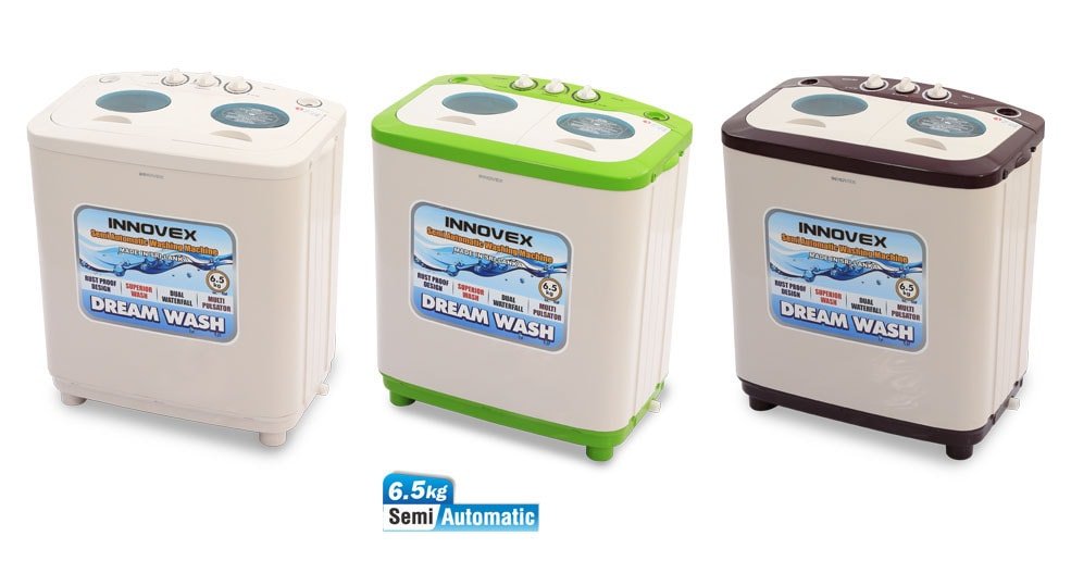 Innovex Semi Automatic Top Load (6.5Kg)