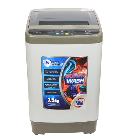  Singer Fully Automatic Washing Machine - Super Wash 7.5kg - SWM-FAR75PT PRODUCT CODE: SWM-FAR75PT