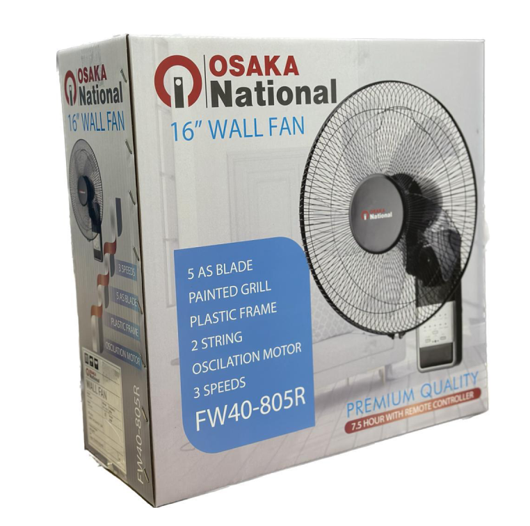 OSAKA National 16″ Wall Fan | FW40-802
