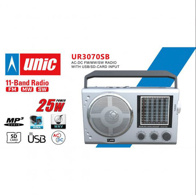 UNIC Portable Radio - 11 Band