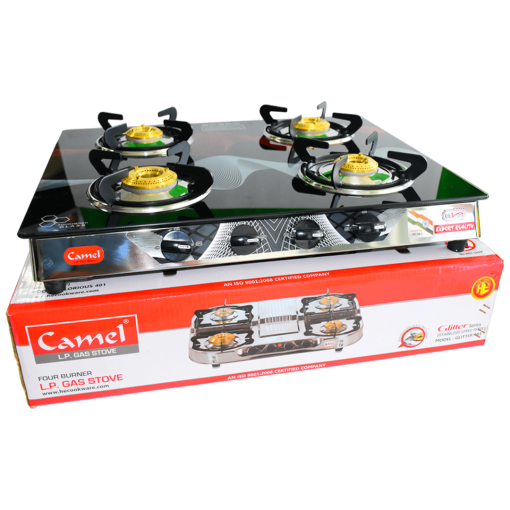 Camel Gas Cooker Glass top Glourious 401